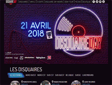 Tablet Screenshot of disquaireday.fr